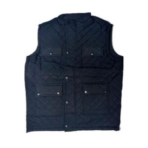 Black Sleeveless Jacket