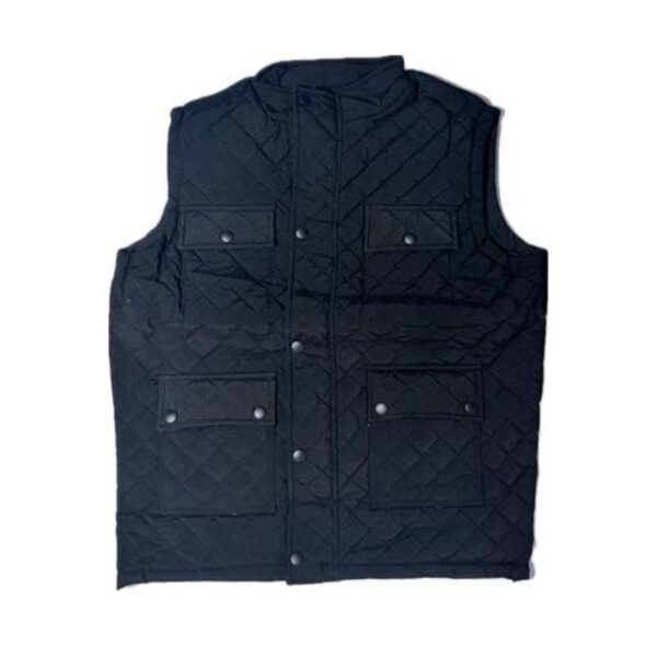 Black Sleeveless Jacket