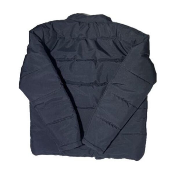Blue Solid Fur Full sleeve Jacket - Image 4