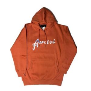 Amiri Print Orange Huddie