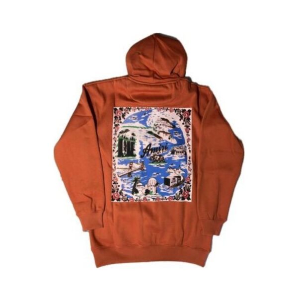 Amiri Print Orange Huddie - Image 2