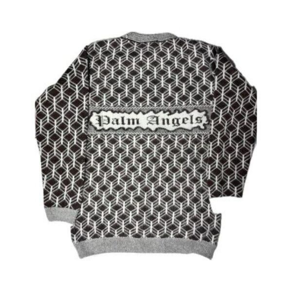 Hair Pullover Palm Angels Print Checks Sweater - Image 2