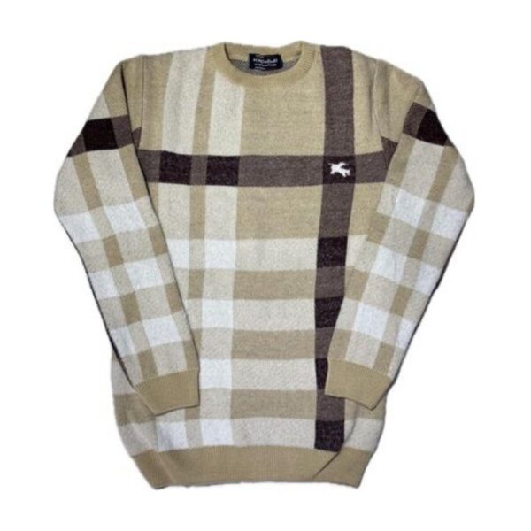 Hair Pullover Burberry Checks Sweater