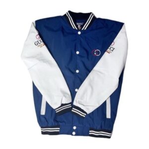 Windcheater Blue White Gucci Print Jacket | L,XL,XXL