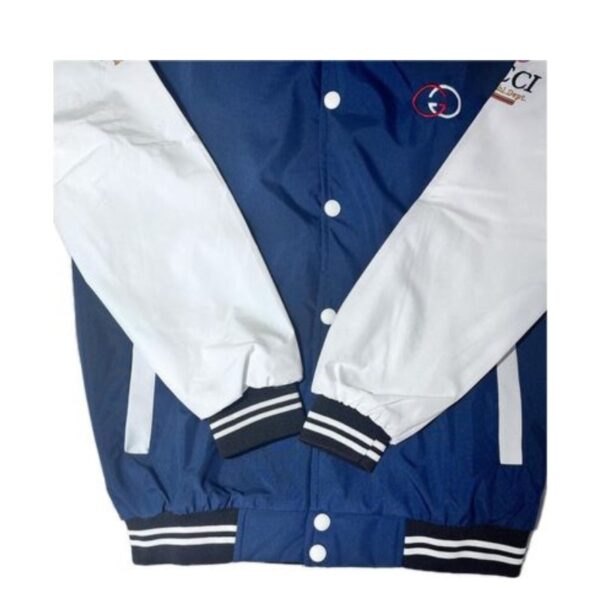 Windcheater Blue White Gucci Print Jacket | L,XL,XXL - Image 2
