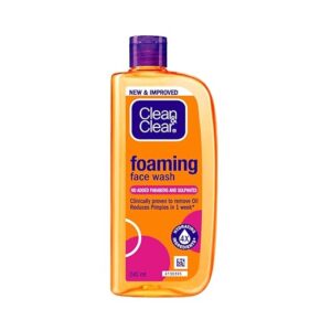 Clean & Clear Foaming Facewash for Oily Skin, Brown, 150ml