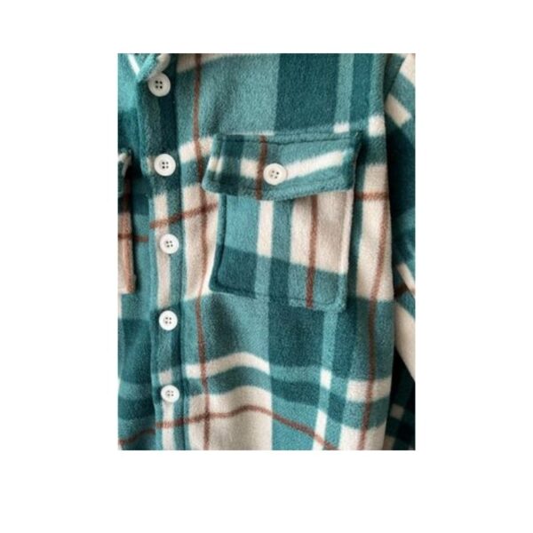 Woolen Green- white jacket - Image 2