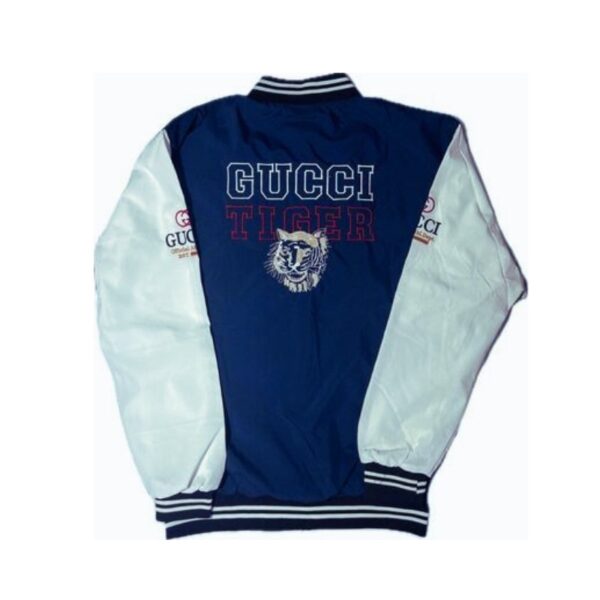 Windcheater Blue White Gucci Print Jacket | L,XL,XXL - Image 3