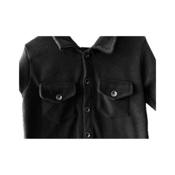 Woolen Black jacket - Image 2