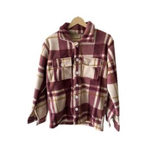 Woolen red- white jacket