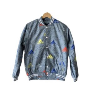 Printed Windcheater Blue Jacket