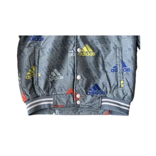 Printed Windcheater Blue Jacket - Image 3