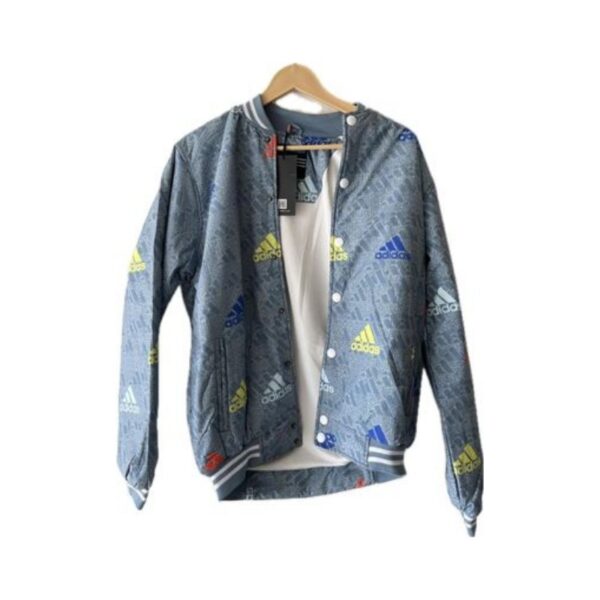 Printed Windcheater Blue Jacket - Image 2